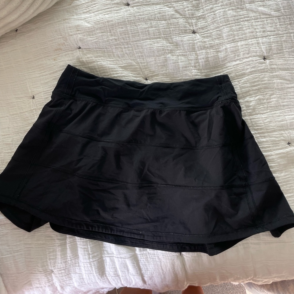 Lululemon pace rival skirt size 6 tall black